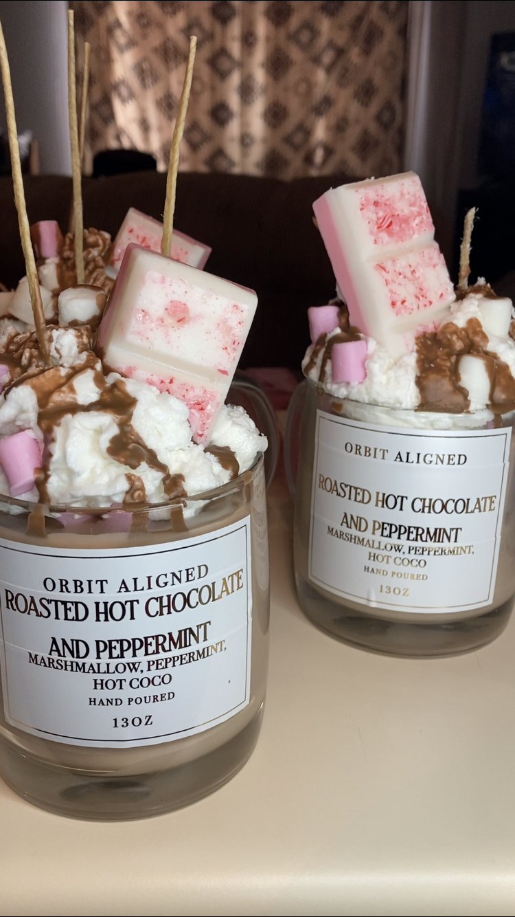 Roasted Hot Chocolate and Peppermint