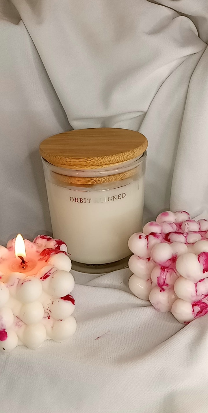 V-Day Heart Bubble candle